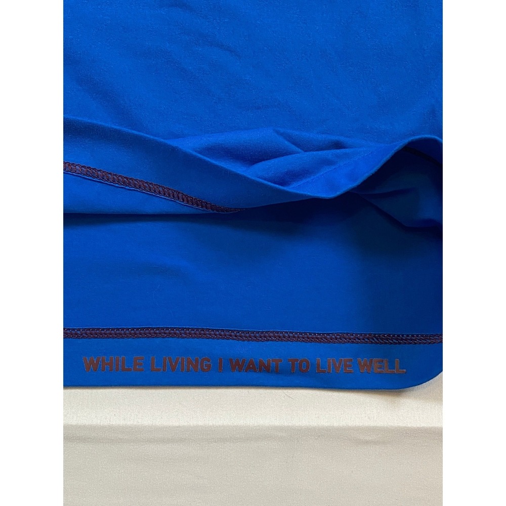 RHONE Mens Athletic Performance T Shirt Blue L G Short Sleeve Crew Neck - Picture 5 of 10